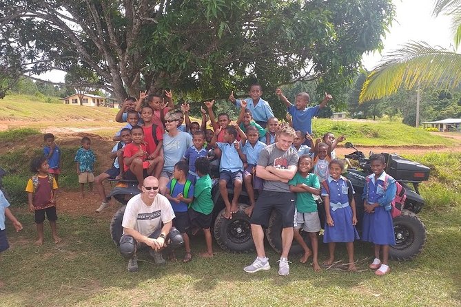 ATV Quad Bike Adventure Tour to Remote Village and School (Departs Nadi) - Nausori Highlands: cane fields, pine forest, and big views