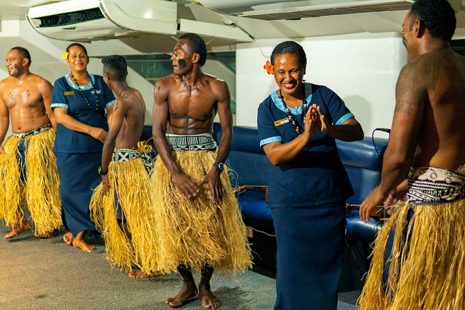 Captain Cook Cruises Fiji - Sunset Dinner Cruise - Live music and cultural entertainment carry the evening
