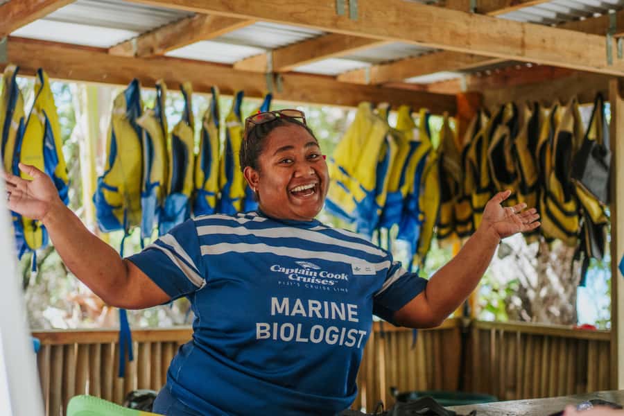 Fiji: Captain Cook Cruises - Island & Reef Day Trip - What the cruise feels like for families and mixed groups