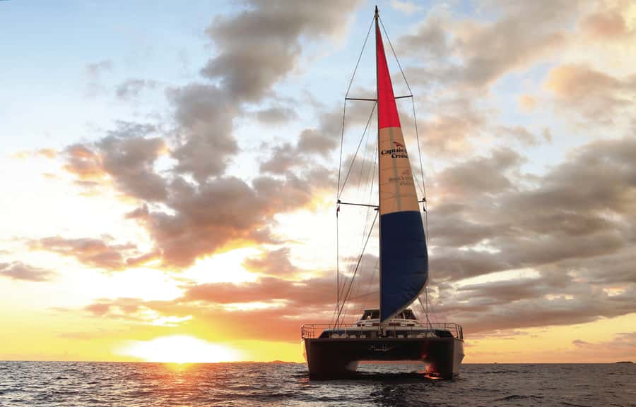 Fiji: Captain Cook Cruises Sunset Dinner Cruise - The final sail into blue twilight