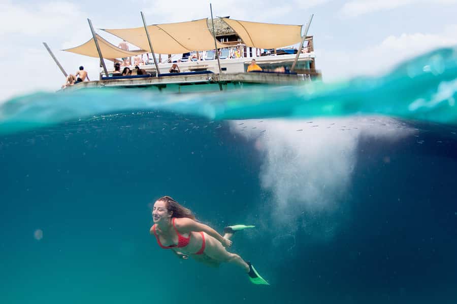 Fiji: Cloud 9 Floating Platform & Water Sports Adventure - Arriving at Fiji’s original floating bar