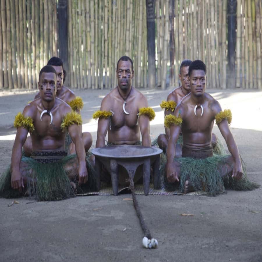 Fiji: Cultural Village Evening Tour with Dinner and Show - Meke music brings story and movement