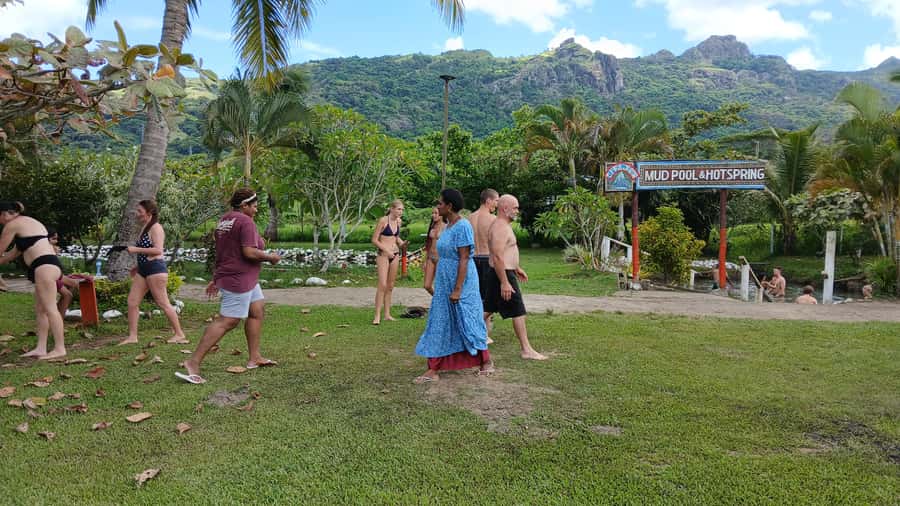 FIJI-NADI: Sabeto Tifajek Hot Spring and Mudpool Tour - The mud pool bath is warm, social, and basic