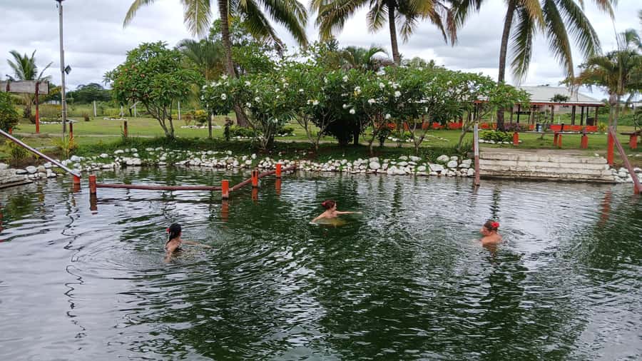 FIJI-NADI: Sabeto Tifajek Hot Spring and Mudpool Tour - The hot spring pool provides the reset