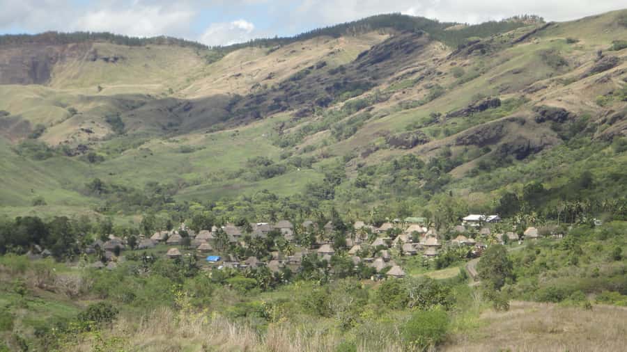 Fiji: Navala Village Cultural Tour & Traditional Lunch - Walking through Navala and visiting the primary school