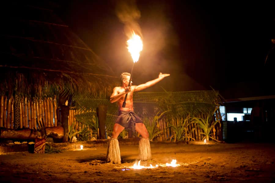 Fiji: Sunset River Cruise & Island Fire Dance Experience - Bula welcome and the kava ceremony