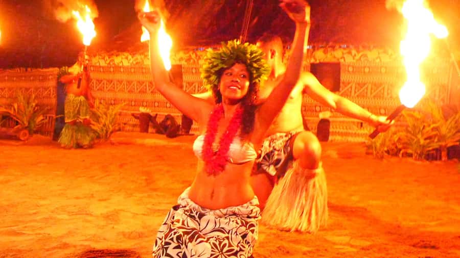 Fiji: Sunset River Cruise & Island Fire Dance Experience - Seeing the lovo come out of the earth