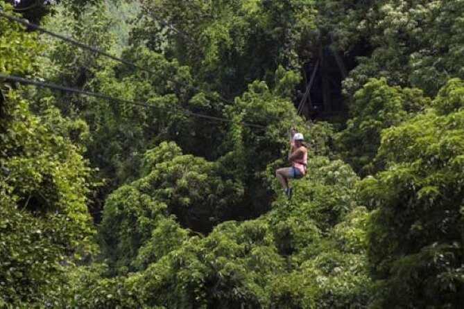 Largest Zipline in South Pacific & Cave Exploration in Nadi - Sixteen cables, including the fast Fiji Airways line