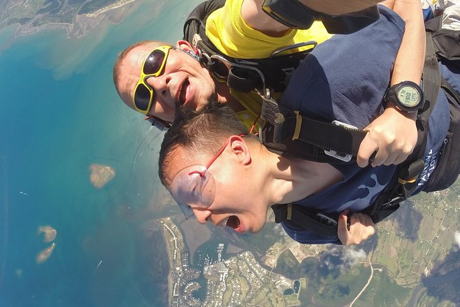 Skydive Fiji Radical 10000ft Tandem Jump (30 seconds free fall) - The parachute ride above Denarau
