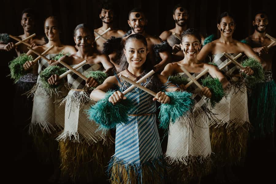 VOU: Fiji Untold Live Stage Show with Dinner & Drumming - The included dinner and drumming welcome